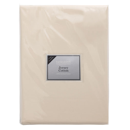 100% Cotton Cream Fitted Sheet
